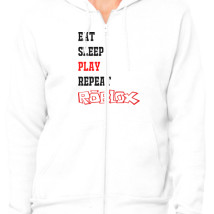 Eat Sleep Play Roblox - roblox head unisex hoodie kidozicom