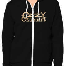 ozzy osbourne zip up hoodie